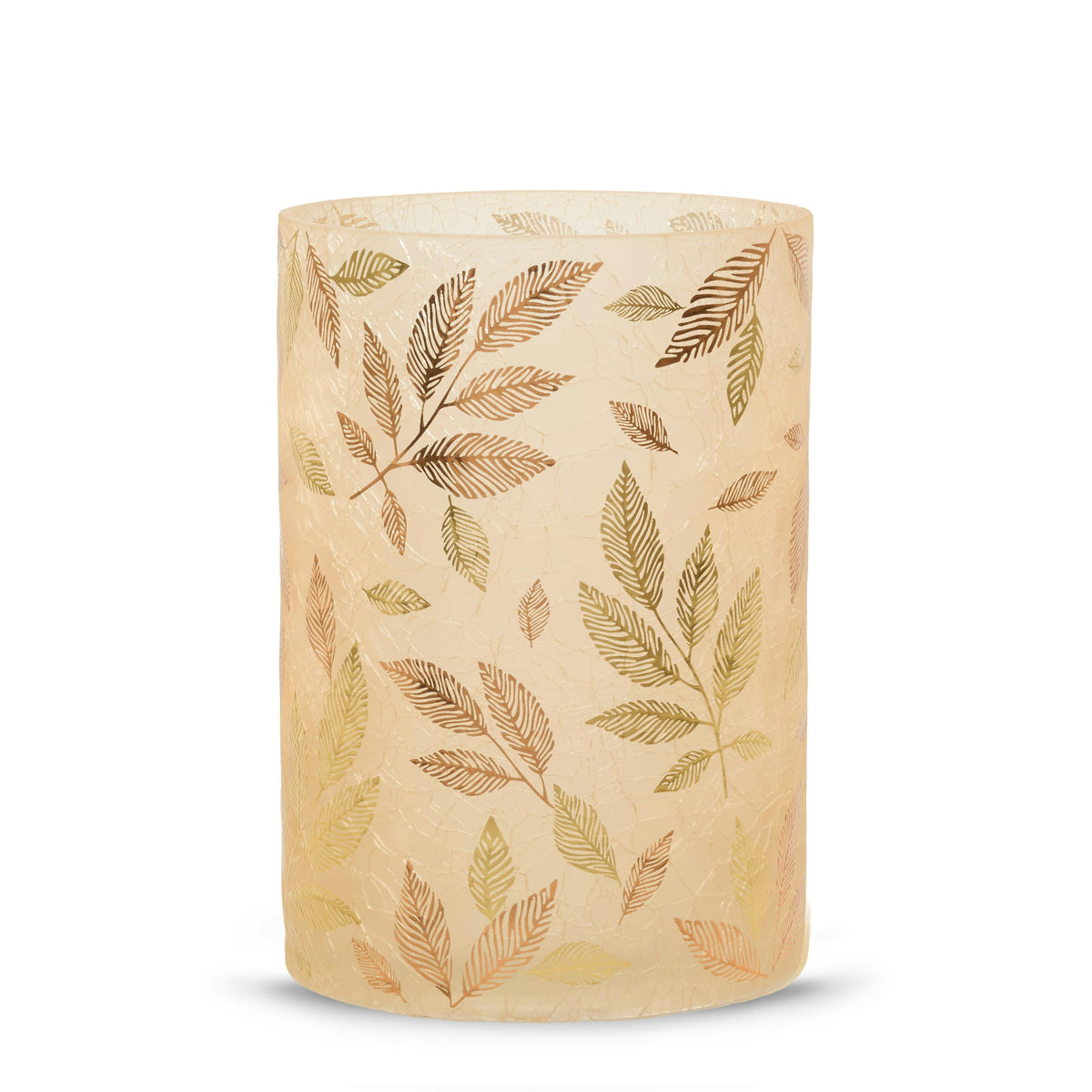 Frosted Gold Jar Candle Holder Jar Candle Holder